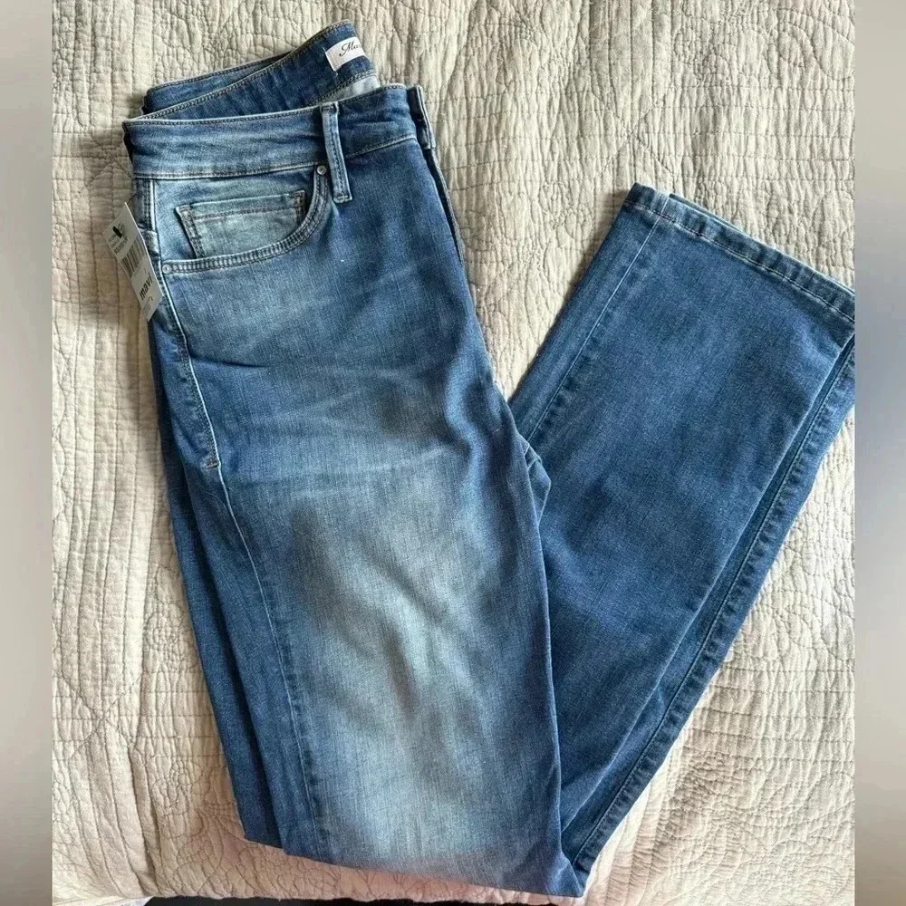 Women’s NWT Sz Sm Michael Kors Blouse and size 27 Mavi Straight Leg Jeans‎